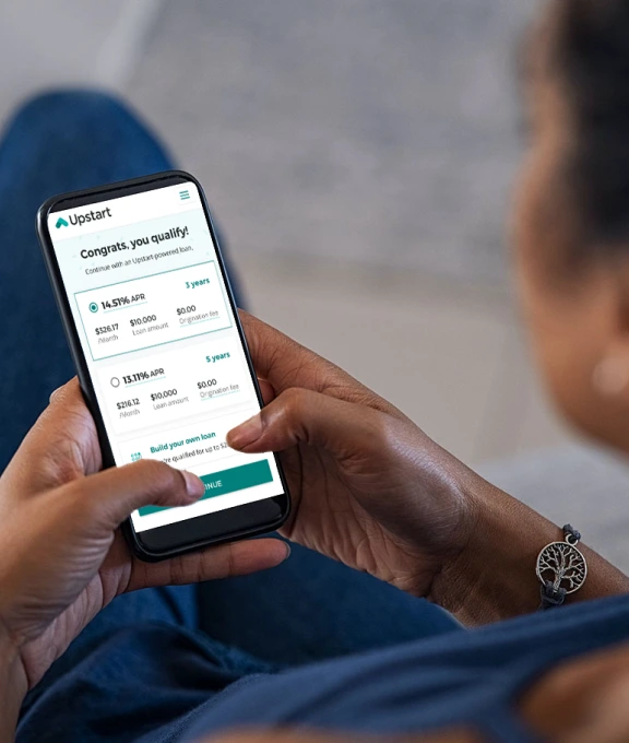 Smartphone displaying approval notification